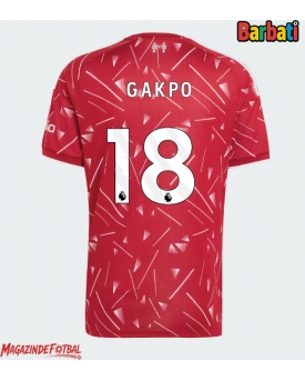 Liverpool Cody Gakpo #18 Tricou Fotbal Replică 2026-27 Barbati Acasa
